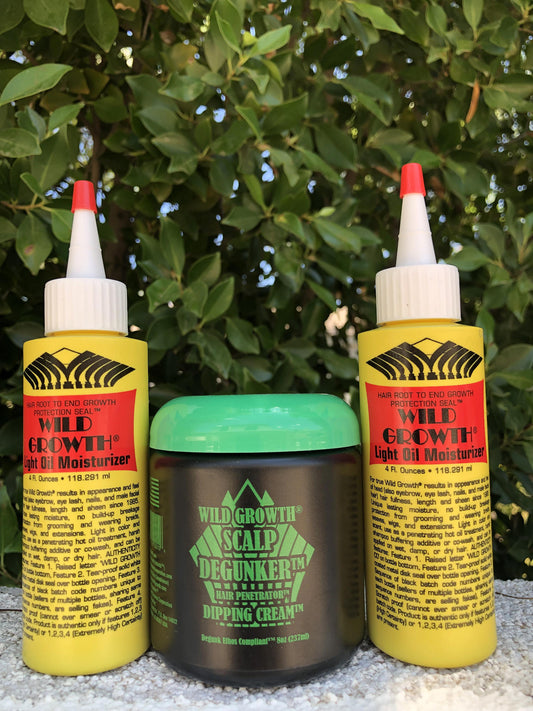 1X Strength Classic Light Oil Moisturize Bundle : $25 discount on Wild Growth Scalp Degunker®