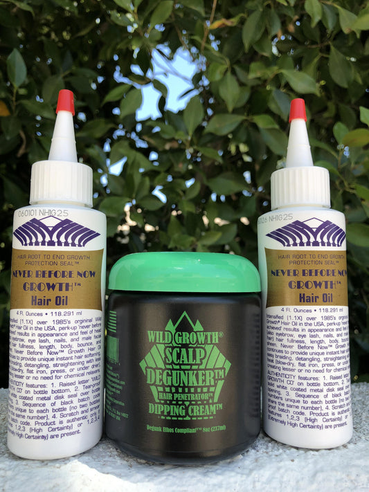 1.1X Strength Boosted Classic Hair Oil Bundle : $25 discount on Wild Growth Scalp Degunker®