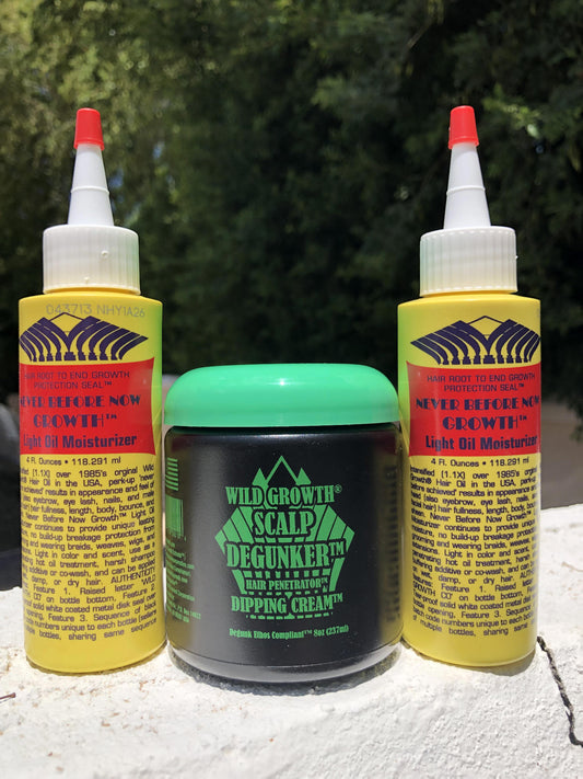 1.1X Strength Boosted Classic Light Oil Moisturizer  Bundle : $25 discount on Wild Growth Scalp Degunker®